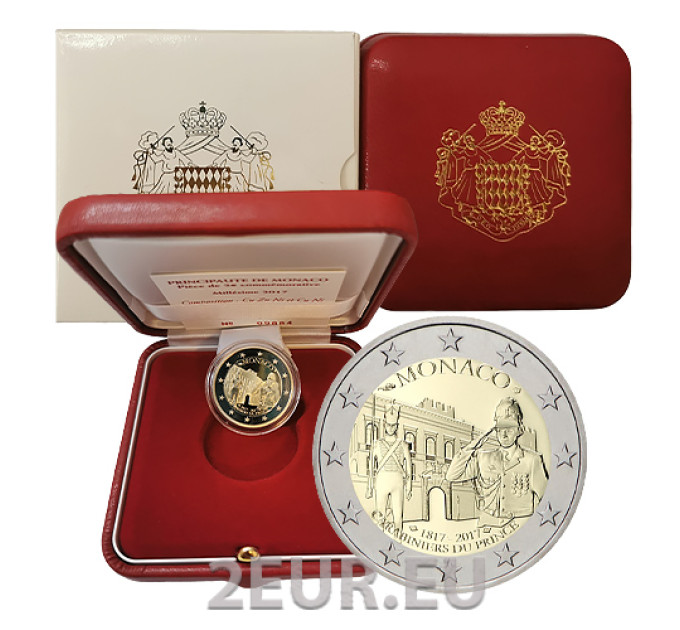 Monaco 2 euro PROOF 2017 - 200 years since the foundation of the Prince's Carabinieri