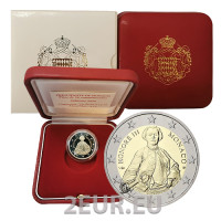 Monaco 2 eurot PROOF 2020 – Prints Honoré III 300. sünniaastapäev