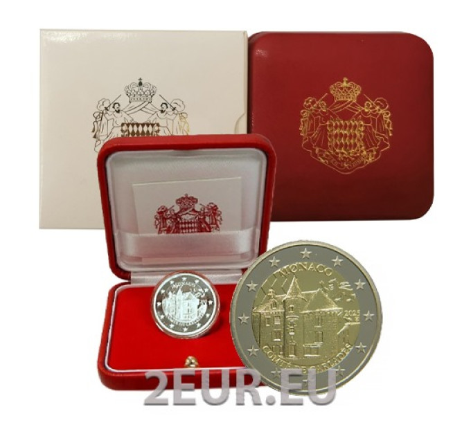 Monaco 2 euro PROOF 2025 - County of Carladès