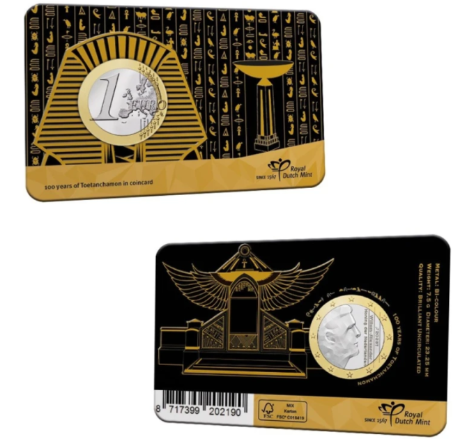 Netherlands 1 euro BU 2023 - Tutankhamun
