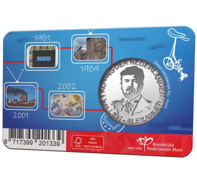 Netherlands 5 euro UNC 2021 - 40th anniversary of the NOS Jeugdjournaal
