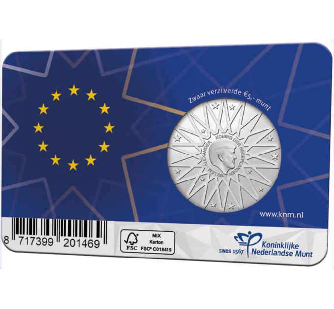 Netherlands 5 euro UNC 2022 - Maastricht Treaty