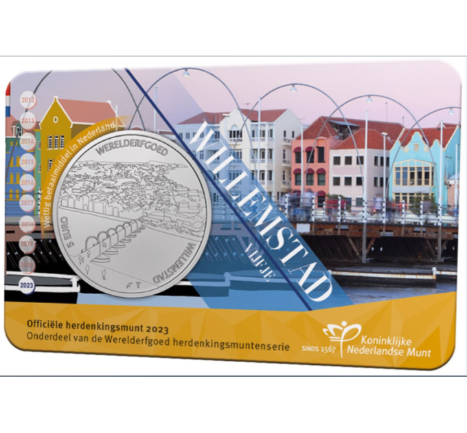 Netherlands 5 euro UNC 2023 - Willemstad Fiver