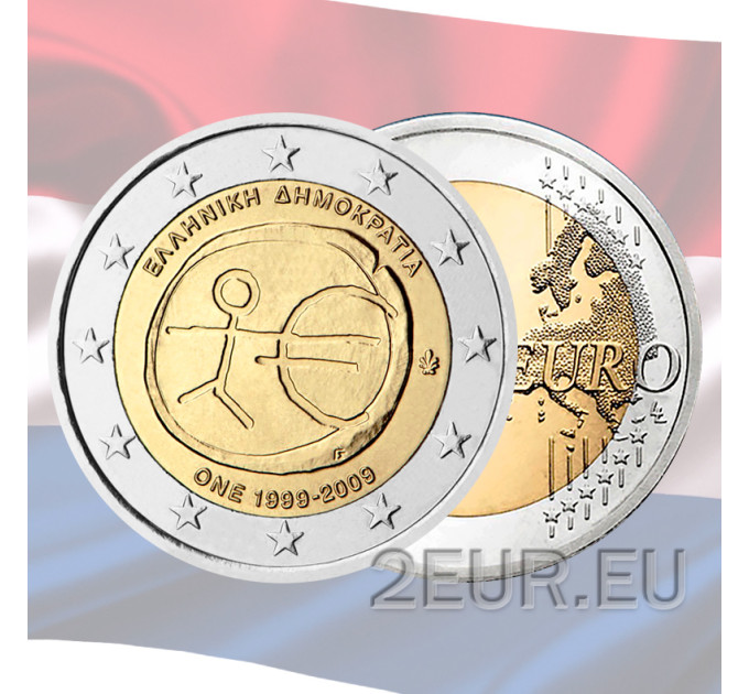 Netherlands 2 euro UNC 2009 - 10 Years Euro