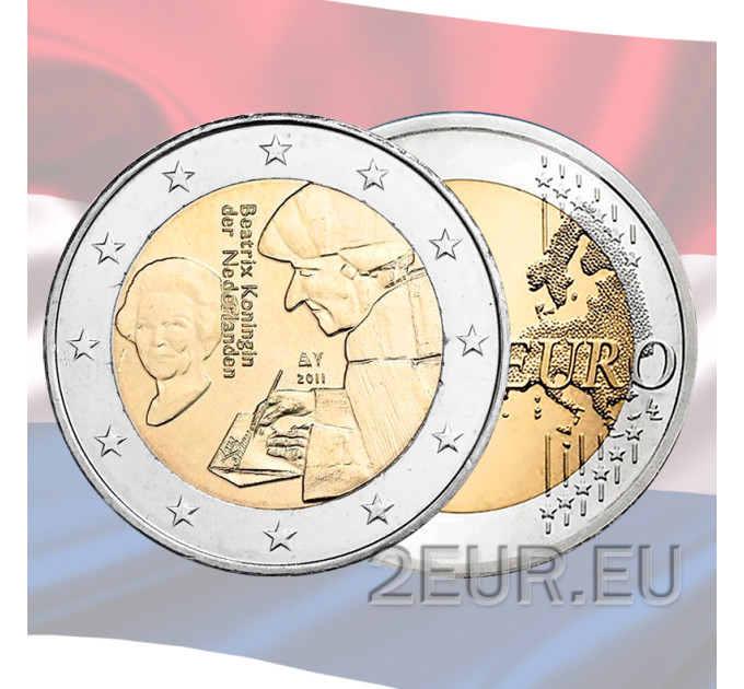 Netherlands 2 euro UNC 2011 - Erasmus of Rotterdam