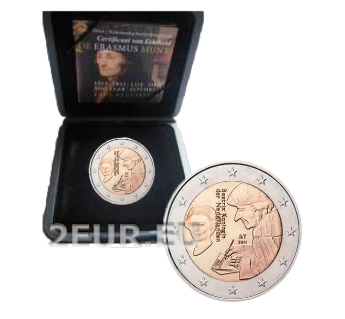 Netherlands 2 euro proof 2011 - Erasmus of Rotterdam