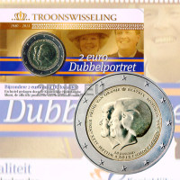 Holland 2 eurot BU 2013 - Beatrix ja Willem Alexander 