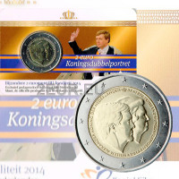 Holland 2 eurot BU 2014 – kuningas Willem-Alexander ja printsess Beatrix C/C