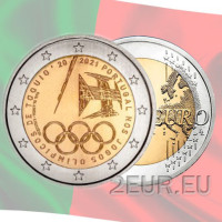 Portugal 2 eurot UNC 2021 – Tokyo olümpiamängudel osalemine