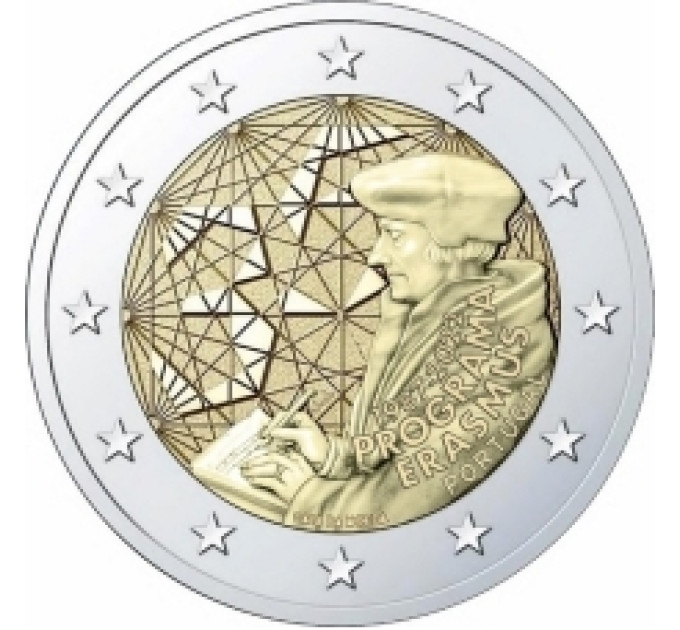 Portugal 2 euro UNC roll 2022 - 35 Years of the Erasmus