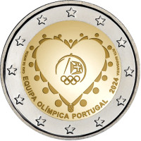 Portugal 2 eurot UNC 2024 – olümpiamängud