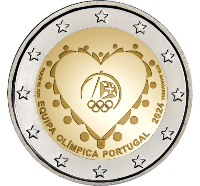 Portugal 2 euro UNC 2024 - Olympic Games
