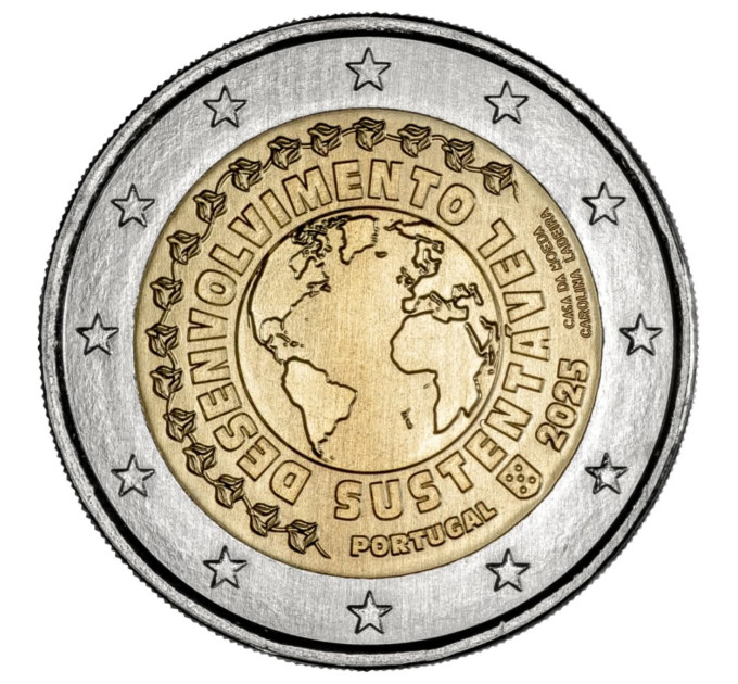 Portugal 2 euro UNC 2025 - Sustainable development