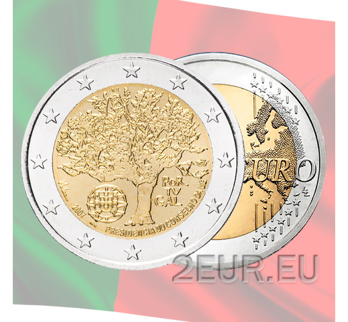 Portugal 2 euro UNC 2007 - Presidency of the EU council