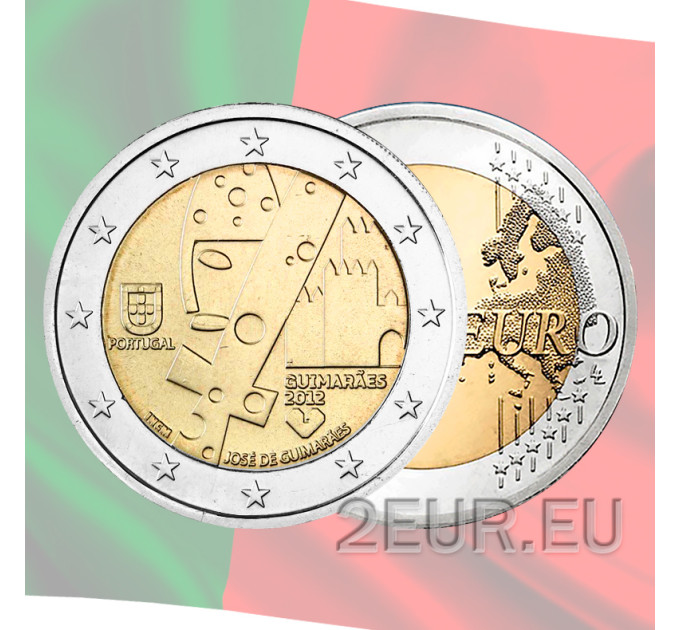 Portugal 2 euro UNC 2012 - Guimaraes - European Capital of Culture