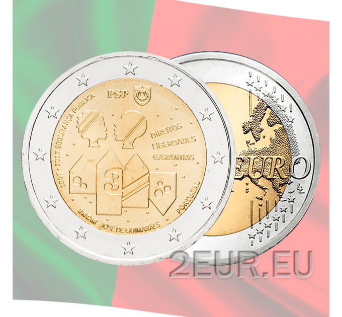 Portugal 2 euro UNC 2017 - 150 Years of Public Security