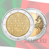 Portugal 2 eurot UNC 2018 – Riikliku trükikoja 250. aastapäev