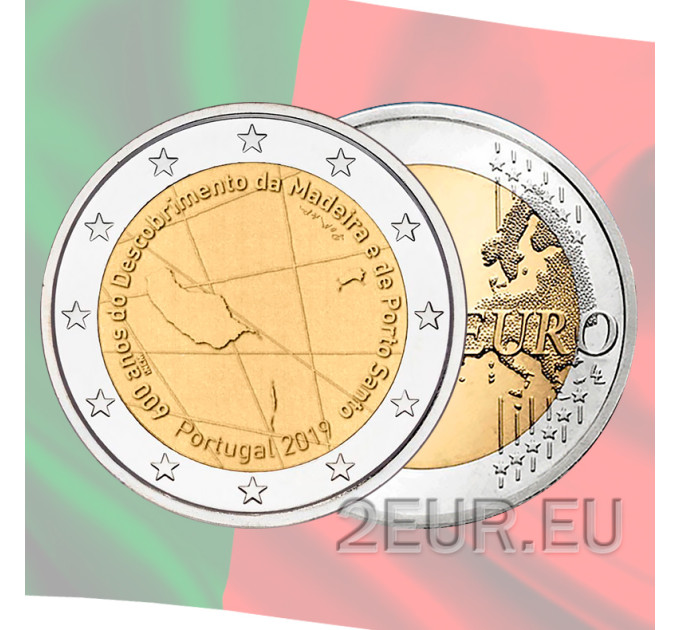 Portugal 2 euro UNC 2019 - 600th Anniversary of the Discovery of Madeira Island and Porto Santo