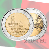 Portugal 2 eurot UNC 2020 – 730 aastat Coimbra ülikool