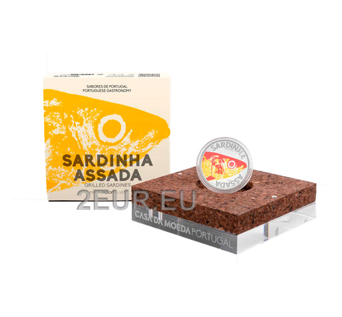 Portugal 10 euro silver proof 2020 - The Sardines