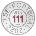 Portugal 7,5 euro silver proof 2022 - 111 Years of the Lisbon School of Economics and Management - ISEG