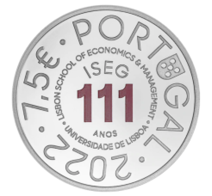 Portugal 7,5 euro silver proof 2022 - 111 Years of the Lisbon School of Economics and Management - ISEG