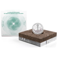 Portugal 7,5 euro hõbe proof 2023 – Merekirjaoskus – 125-aastane akvaarium Vaskos Gamast