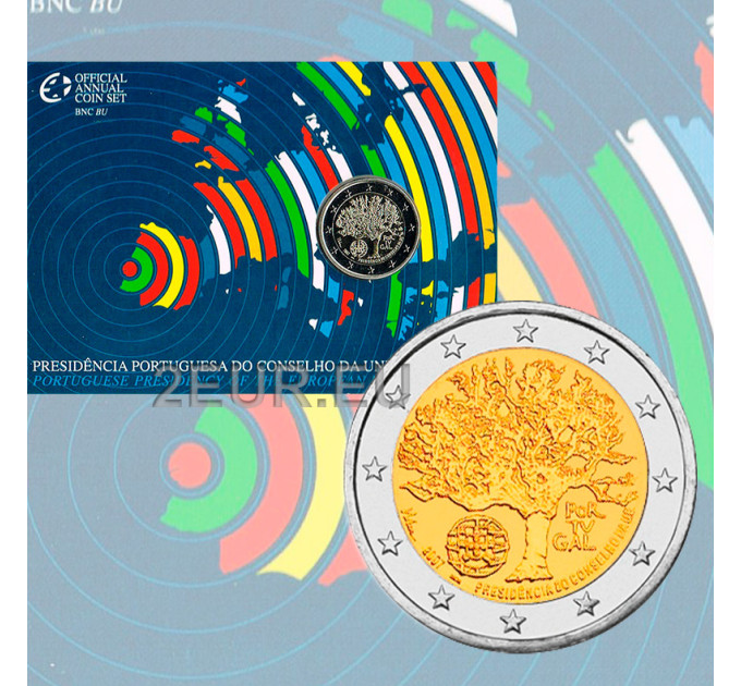Portugal 2 euro BU 2007 -  EU Presidency