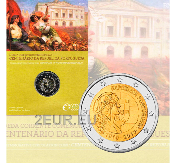 Portugal 2 euro BU 2010 -  Centenary of Portuguese Republic