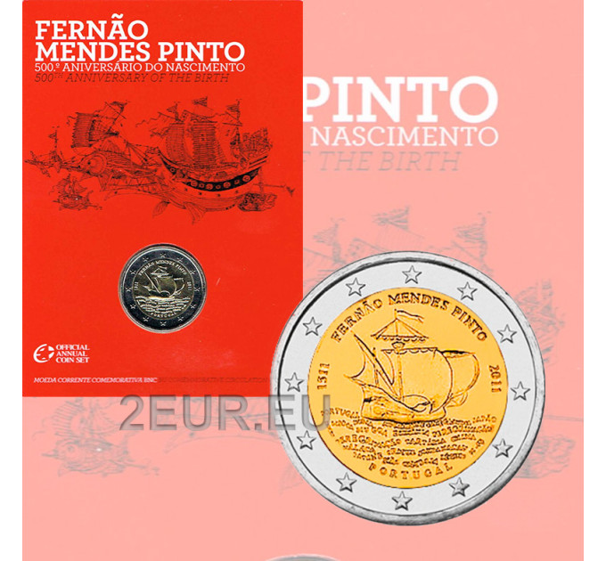 Portugal 2 euro BU 2011 - 500th Anniversary of the Birth of Fernao Mendes Pinto