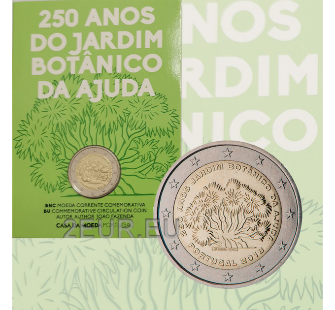 Portugal 2 euro BU 2018 - 250 Years Since the Foundation of Ajuda Botanical Garden