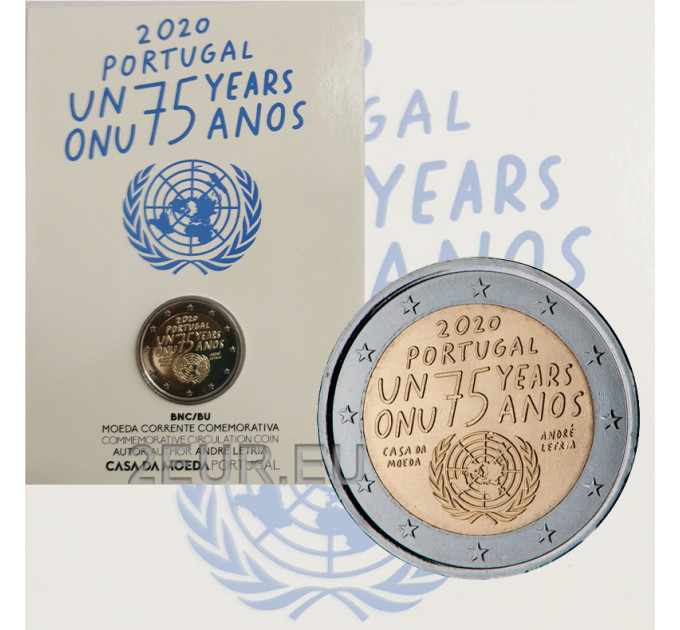 Portugal 2 euro BU 2020 -  75 Years United Nations