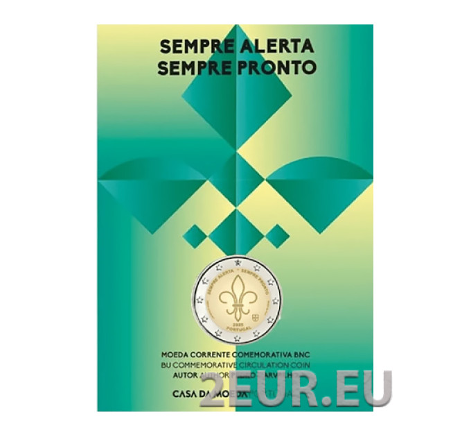 Portugal 2 euro BU 2025 - World Scouting