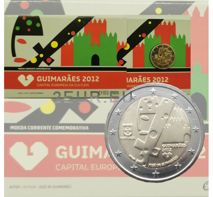 Portugal 2 euro proof 2012 - Guimaraes - European Capital of Culture