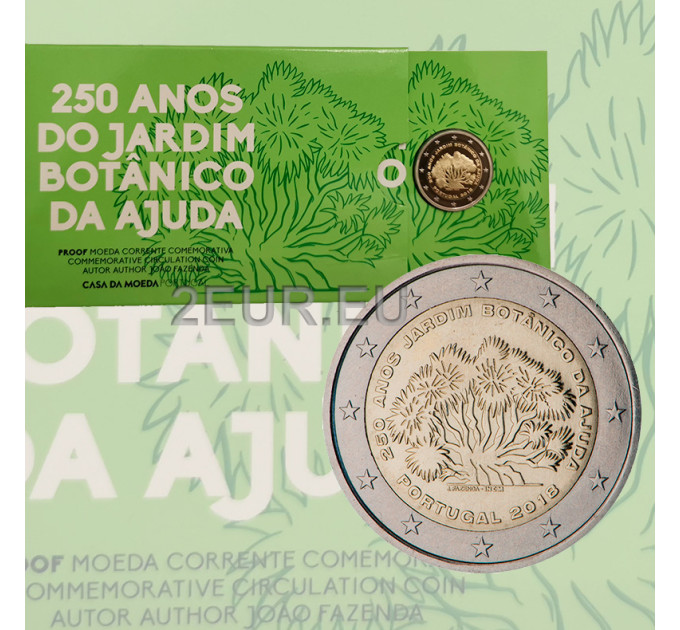 Portugal 2 euro proof 2018 - 250 Years Since the Foundation of Ajuda Botanical Garden