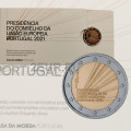 Portugal 2 euro proof 2021 - Presidency of the Council of the European Union