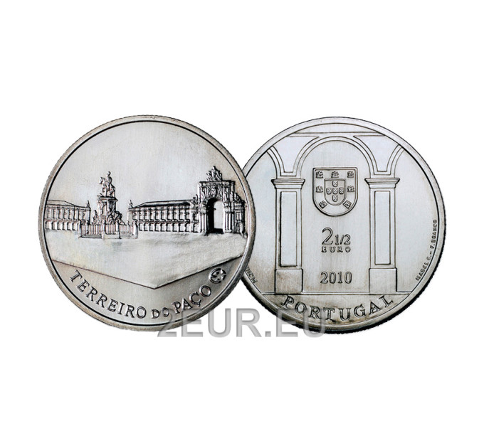 Portugal 2.5 euro UNC 2010 - TERREIRO DO PAÇO