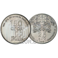 Portugal 2,5 eurot UNC 2013 – Punase Risti 150. aastapäev