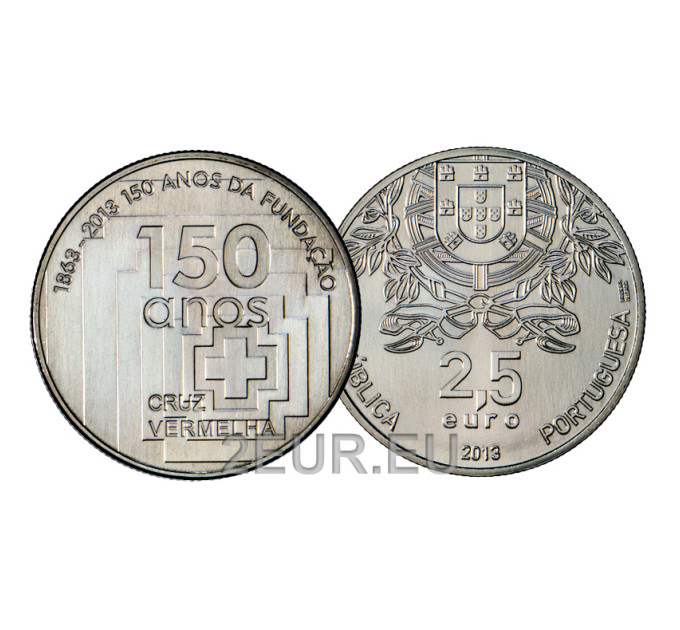 Portugal 2.5 euro UNC 2013 - 150th Anniversary Of Red Cross