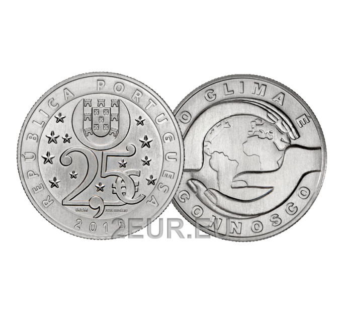 Portugal 2.5 euro UNC 2015 - The Climate Change