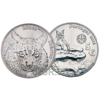 Portugal 5 eurot UNC 2016 – Iberian Lynx