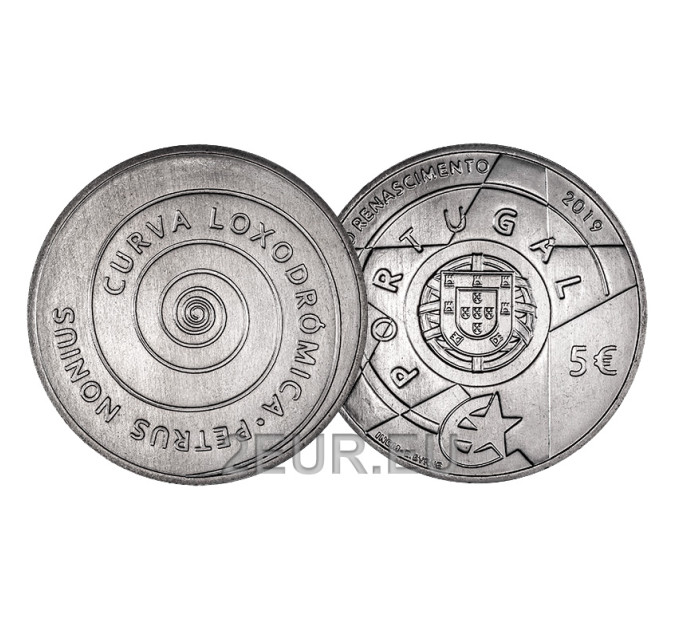 Portugal 5 euro UNC 2019 - Europa Star Programme - Renaissance