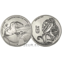 Portugal 5 eurot UNC 2022 – dinosaurused Portugalis
