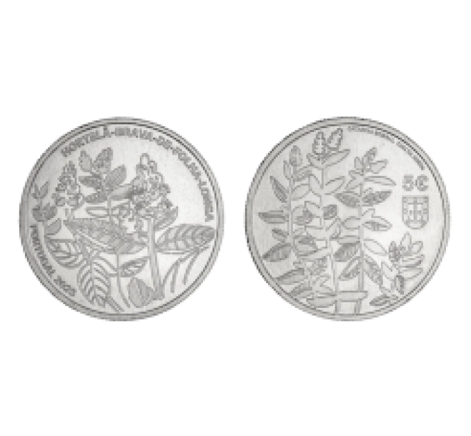 Portugal 5 euro UNC 2023 - Longleaf spearmint