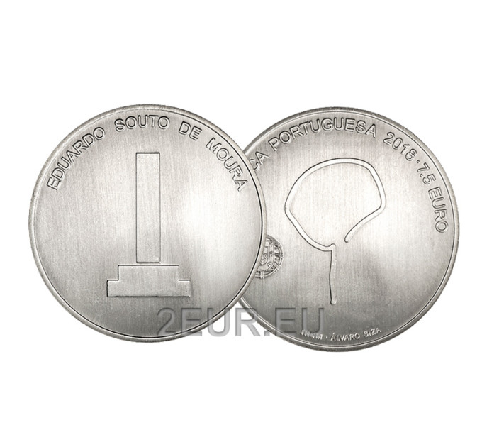 Portugal 7.5 euro UNC 2018 - Portuguese Architecture - Souto Moura