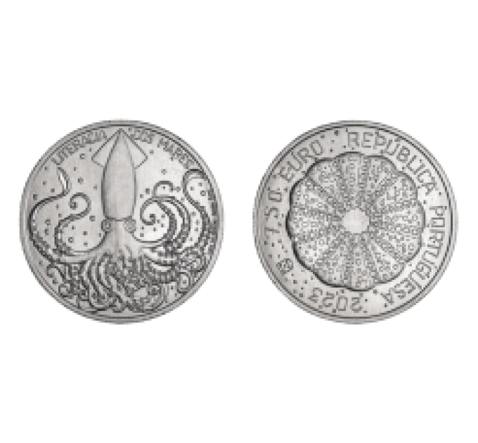 Portugal 7.5 euro UNC 2023 - Sea Literacy - 125 years aquarium in Vasko from Gama