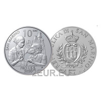 San Marino 10 eurot BU 2020 – Pro I.S.S
