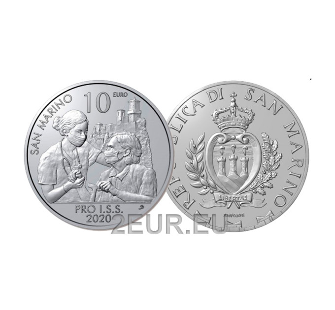 San Marino 10 euro BU 2020 -  Pro I.S.S