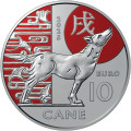 San Marino 10 euro BU 2025 - Chinese Lunar Calendar - "Dog"