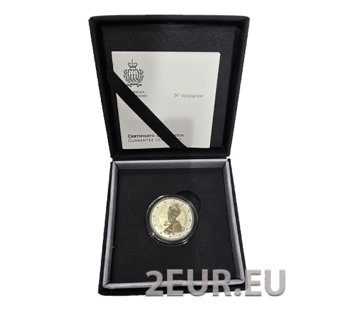 San Marino 2 euro Proof 2025 - 550th Anniversary of the Birth of Michelangelo